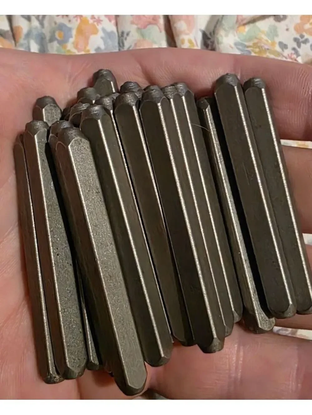 Vtg Metal Letter and Number Stamp Set for Leather and Metal Crafting